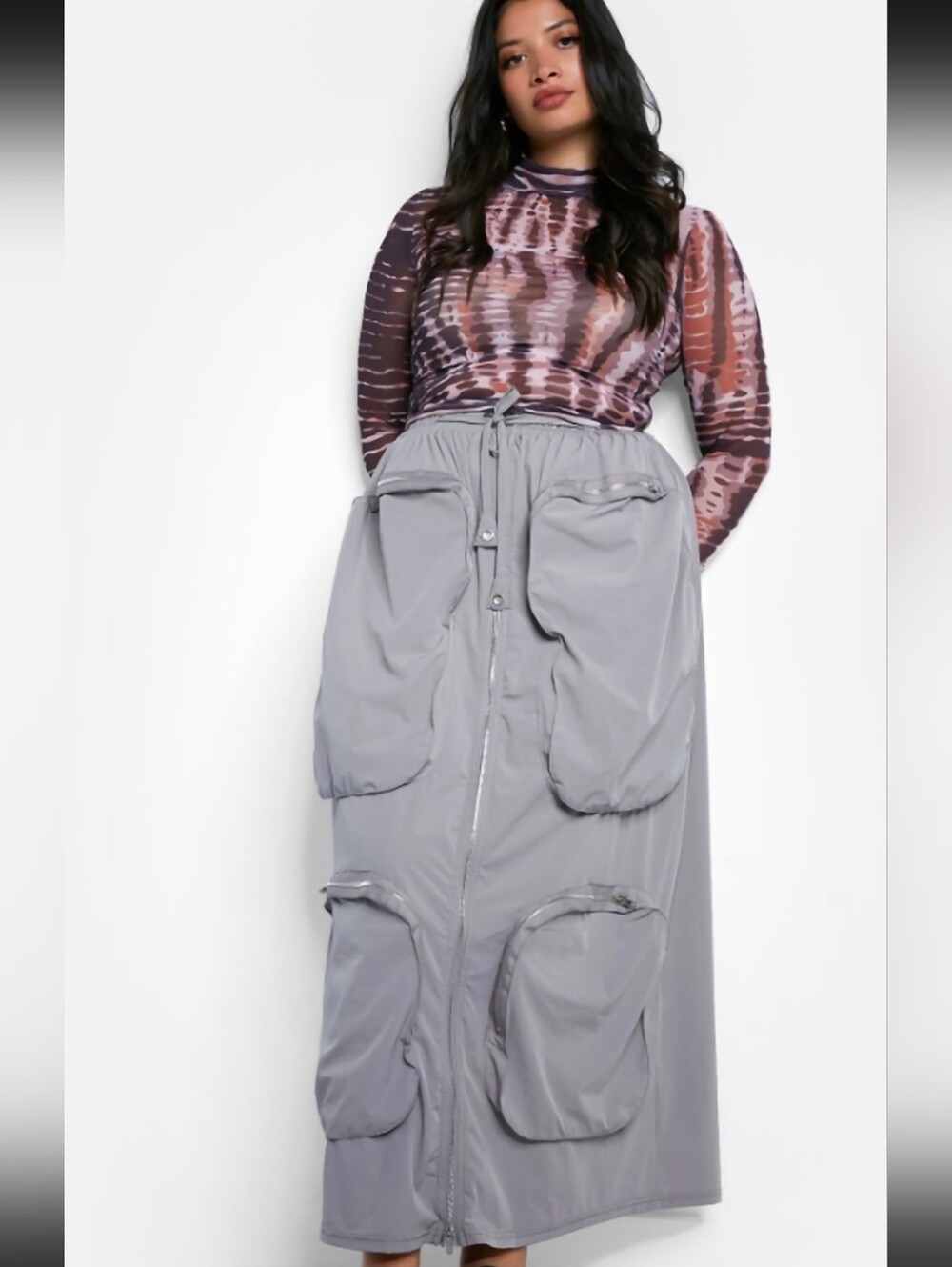 Rebdolls Harley Maxi Skirt with Pocket Details